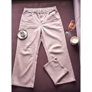 STS Blue Sabrina High Rise Pants – Mauve Stretch Wide Leg | Size 33